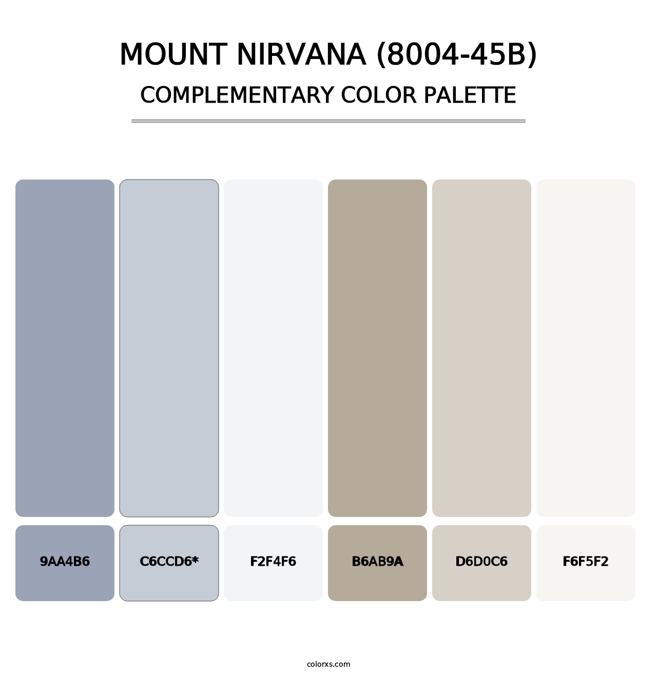 Mount Nirvana (8004-45B) - Complementary Color Palette