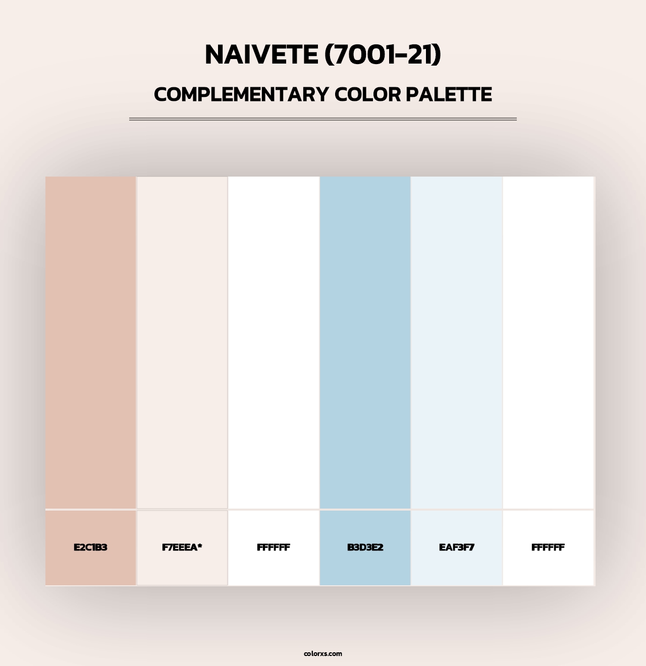 Naivete (7001-21) - Complementary Color Palette