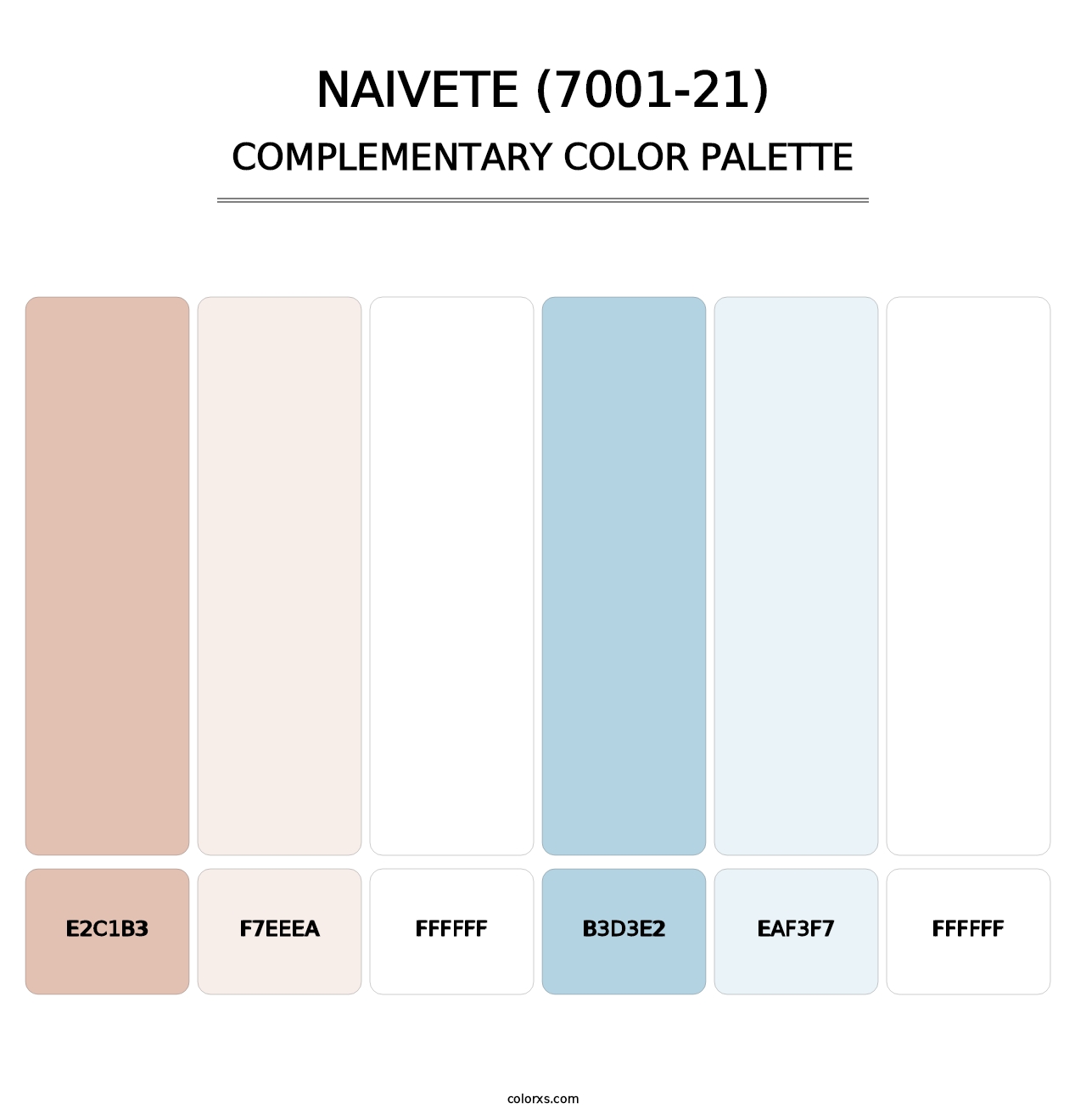Naivete (7001-21) - Complementary Color Palette