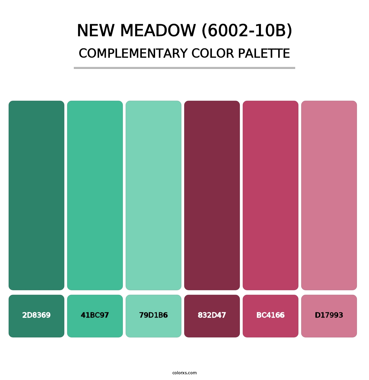 New Meadow (6002-10B) - Complementary Color Palette