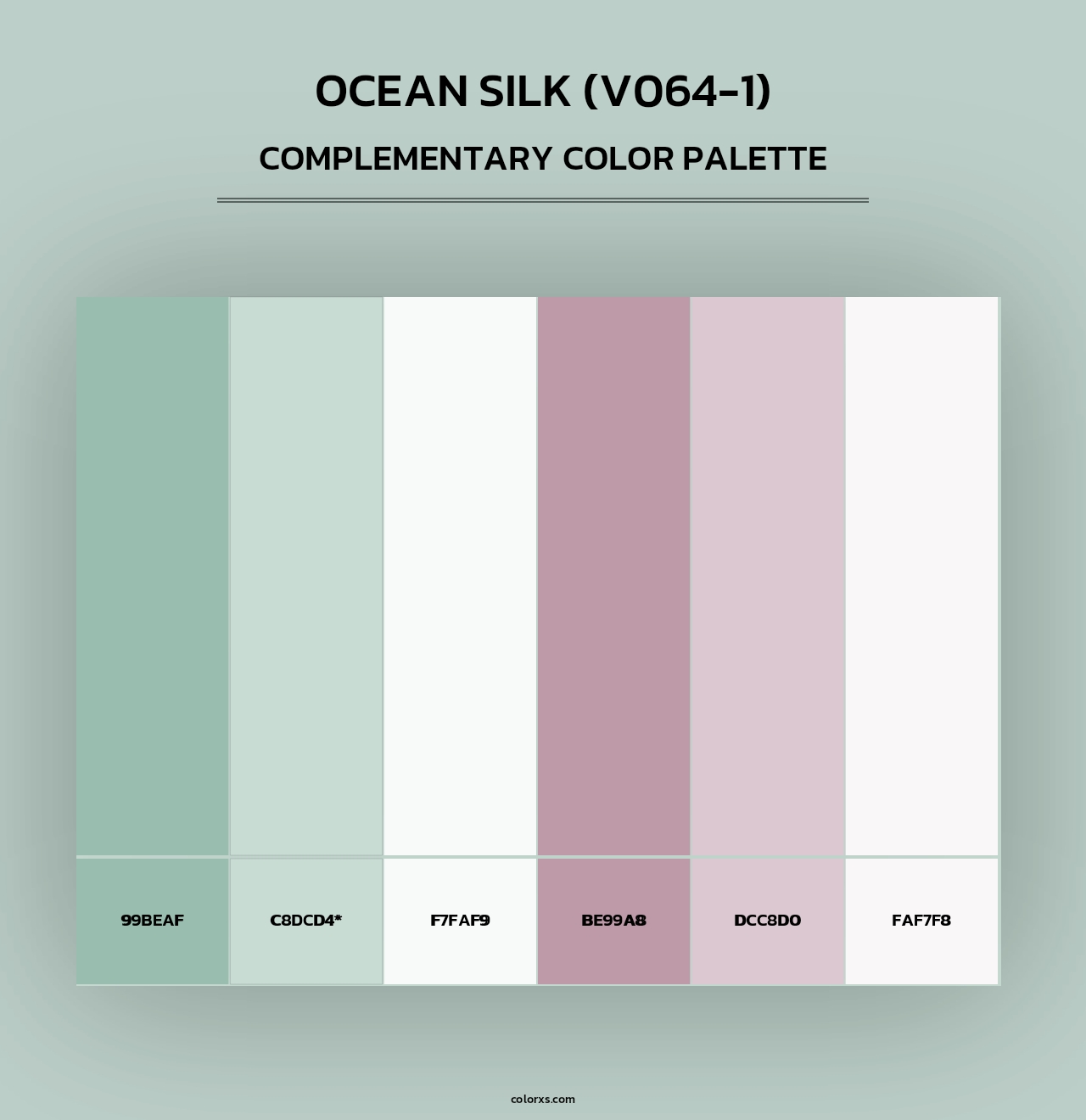 Ocean Silk (V064-1) - Complementary Color Palette