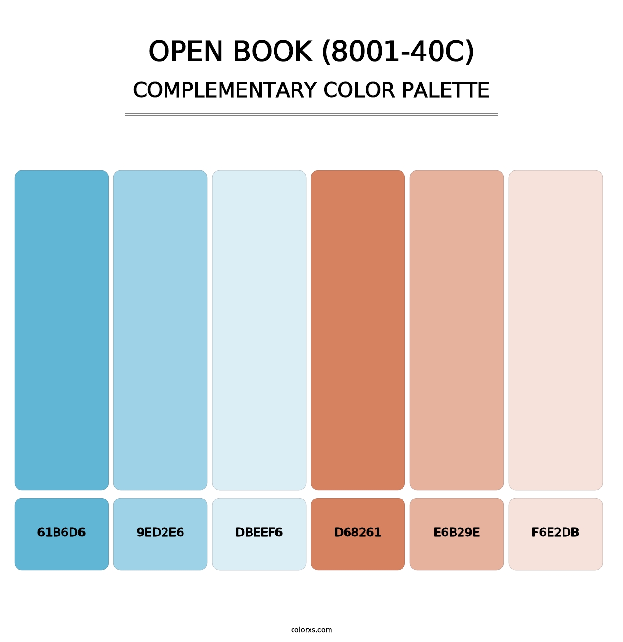 Open Book (8001-40C) - Complementary Color Palette