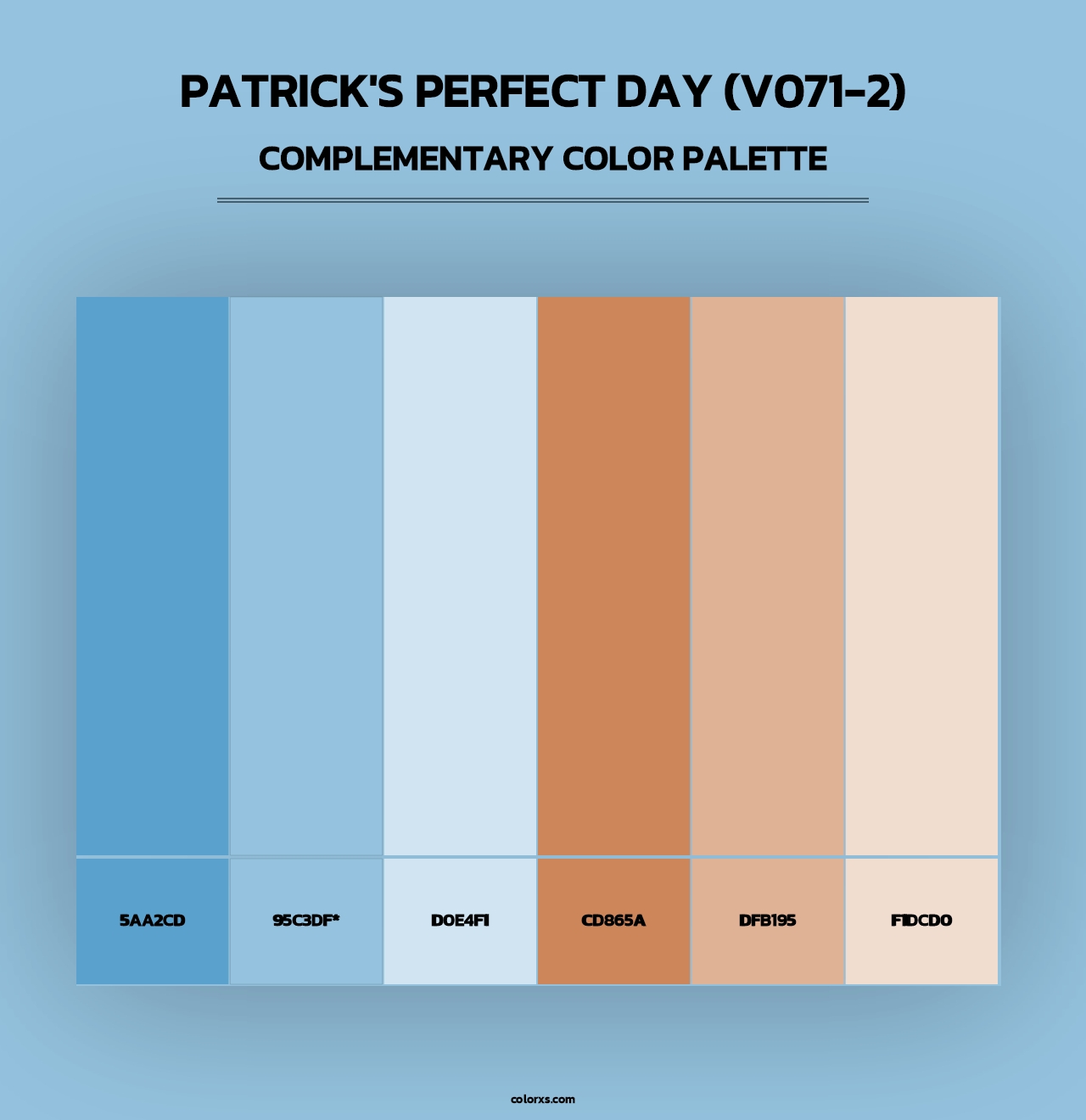 Patrick's Perfect Day (V071-2) - Complementary Color Palette