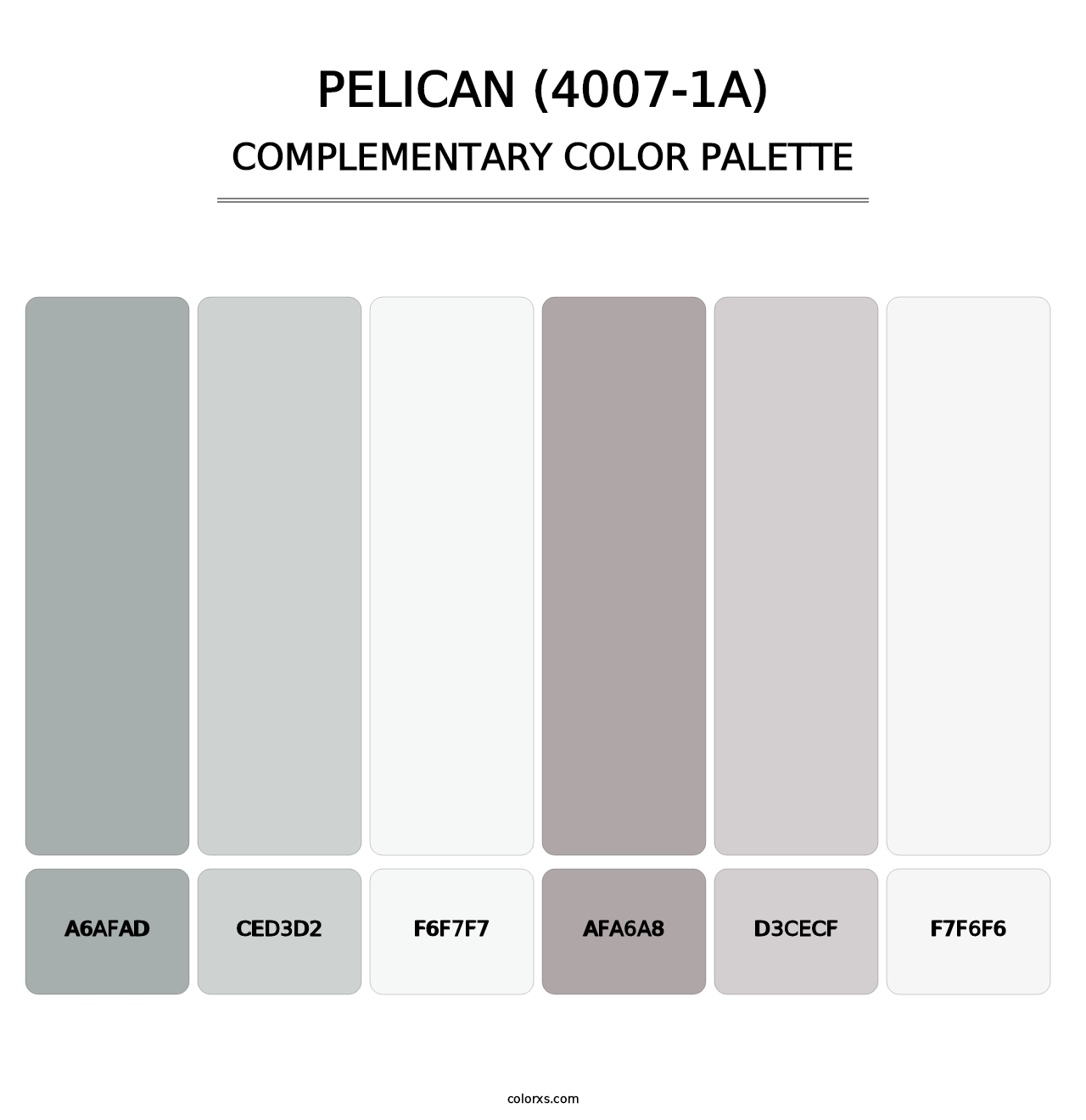 Pelican (4007-1A) - Complementary Color Palette