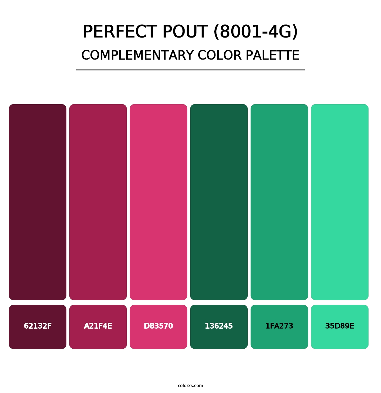 Perfect Pout (8001-4G) - Complementary Color Palette