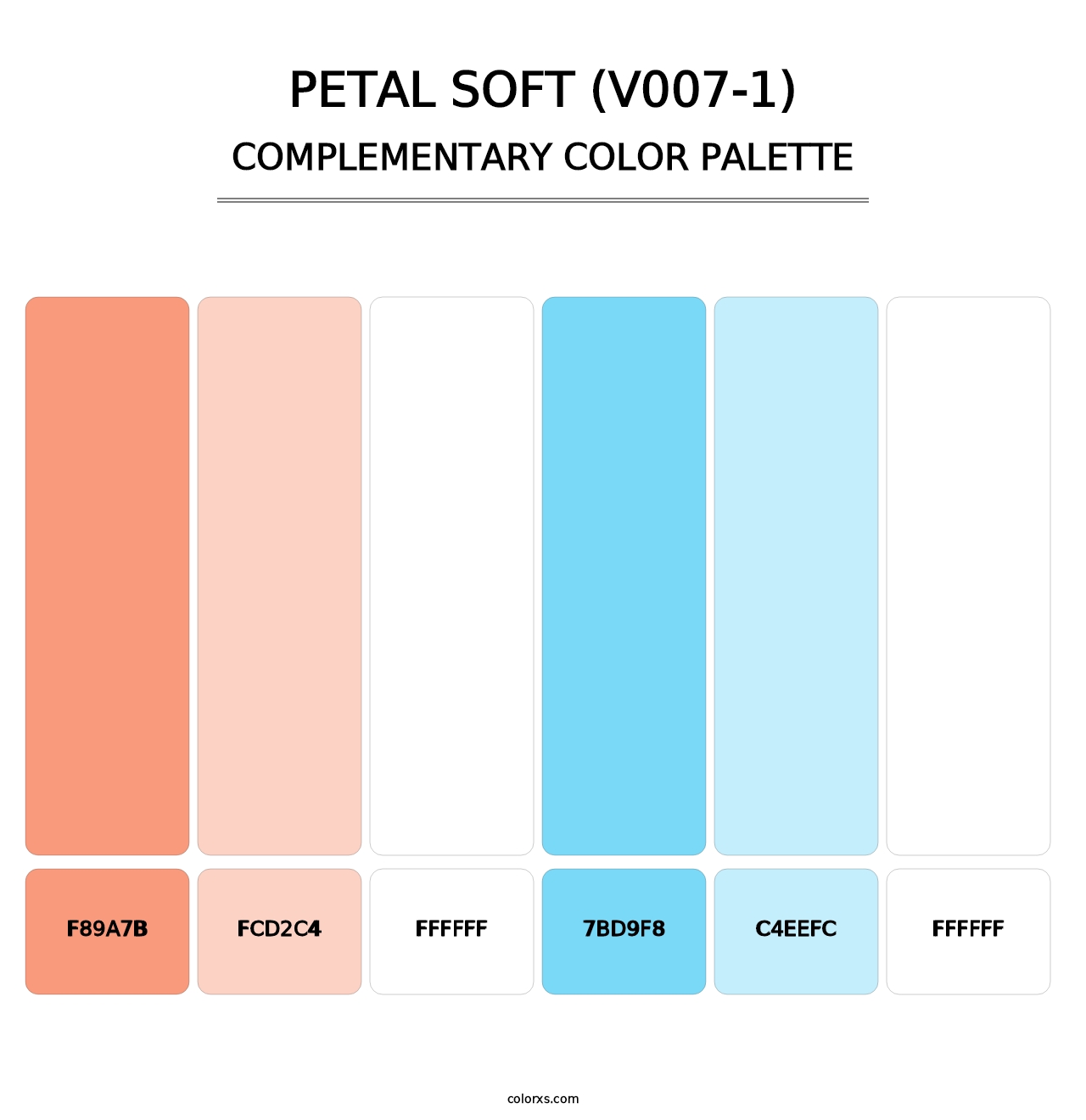 Petal Soft (V007-1) - Complementary Color Palette
