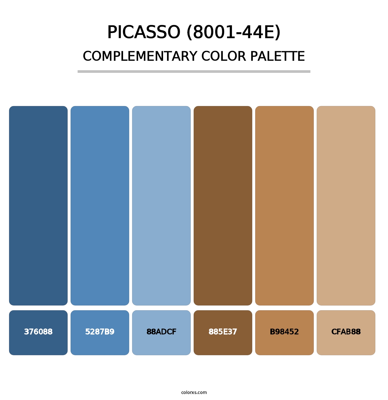 Picasso (8001-44E) - Complementary Color Palette