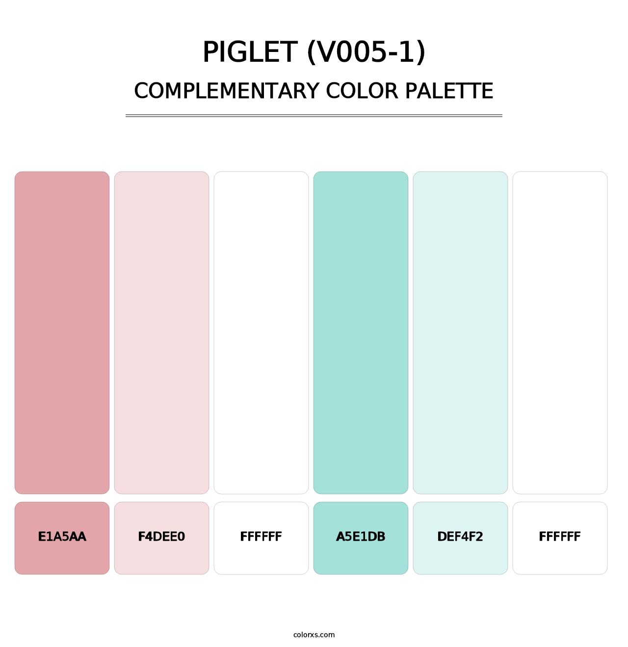 Piglet (V005-1) - Complementary Color Palette