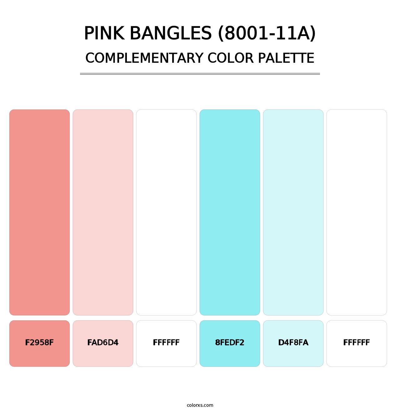 Pink Bangles (8001-11A) - Complementary Color Palette