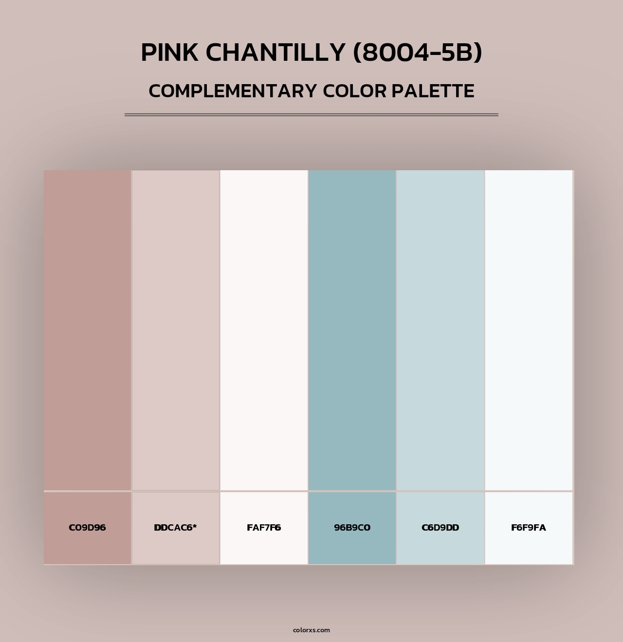 Pink Chantilly (8004-5B) - Complementary Color Palette