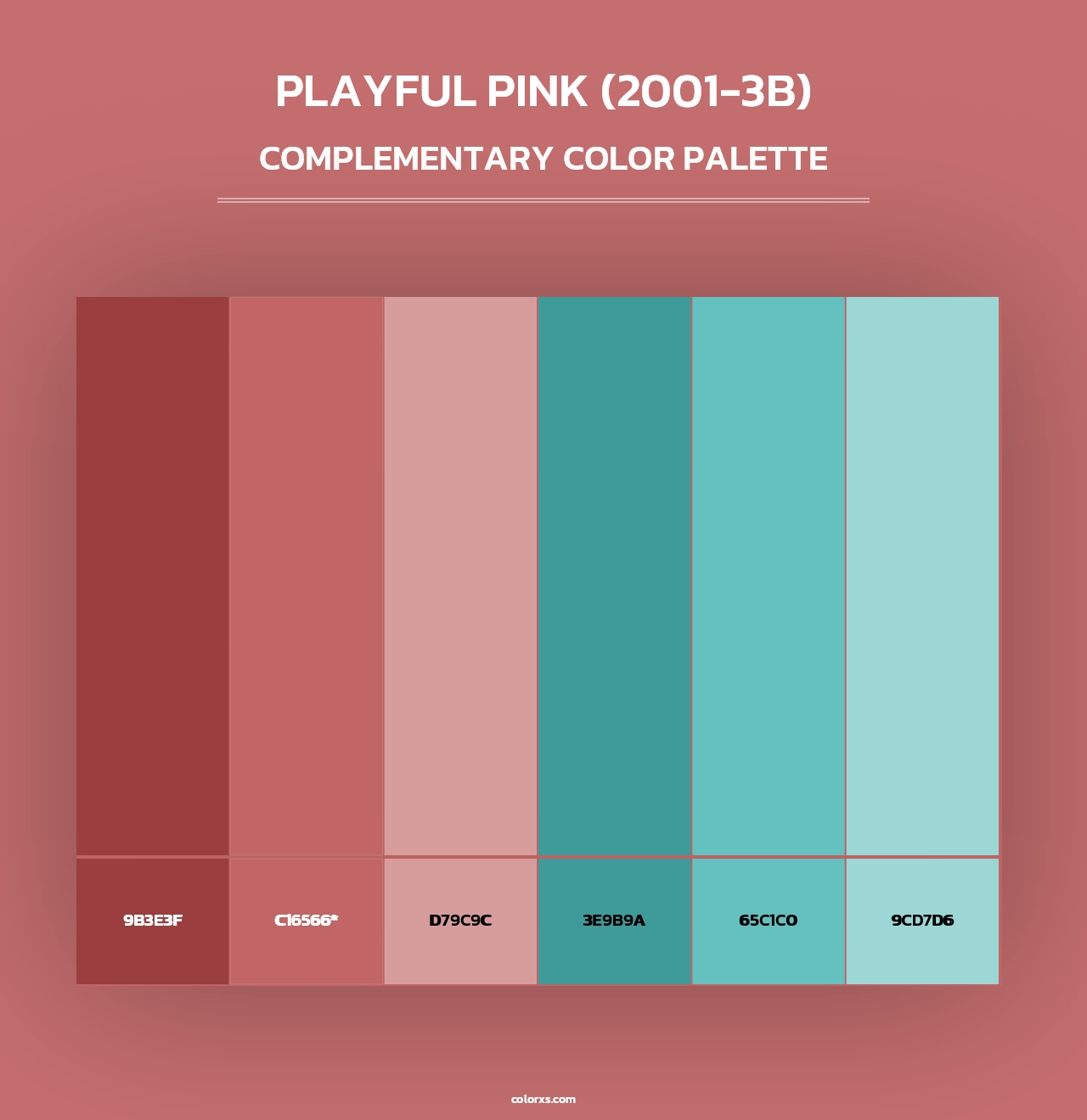 Playful Pink (2001-3B) - Complementary Color Palette