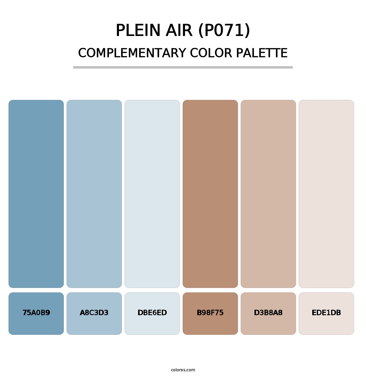 Plein Air (P071) - Complementary Color Palette