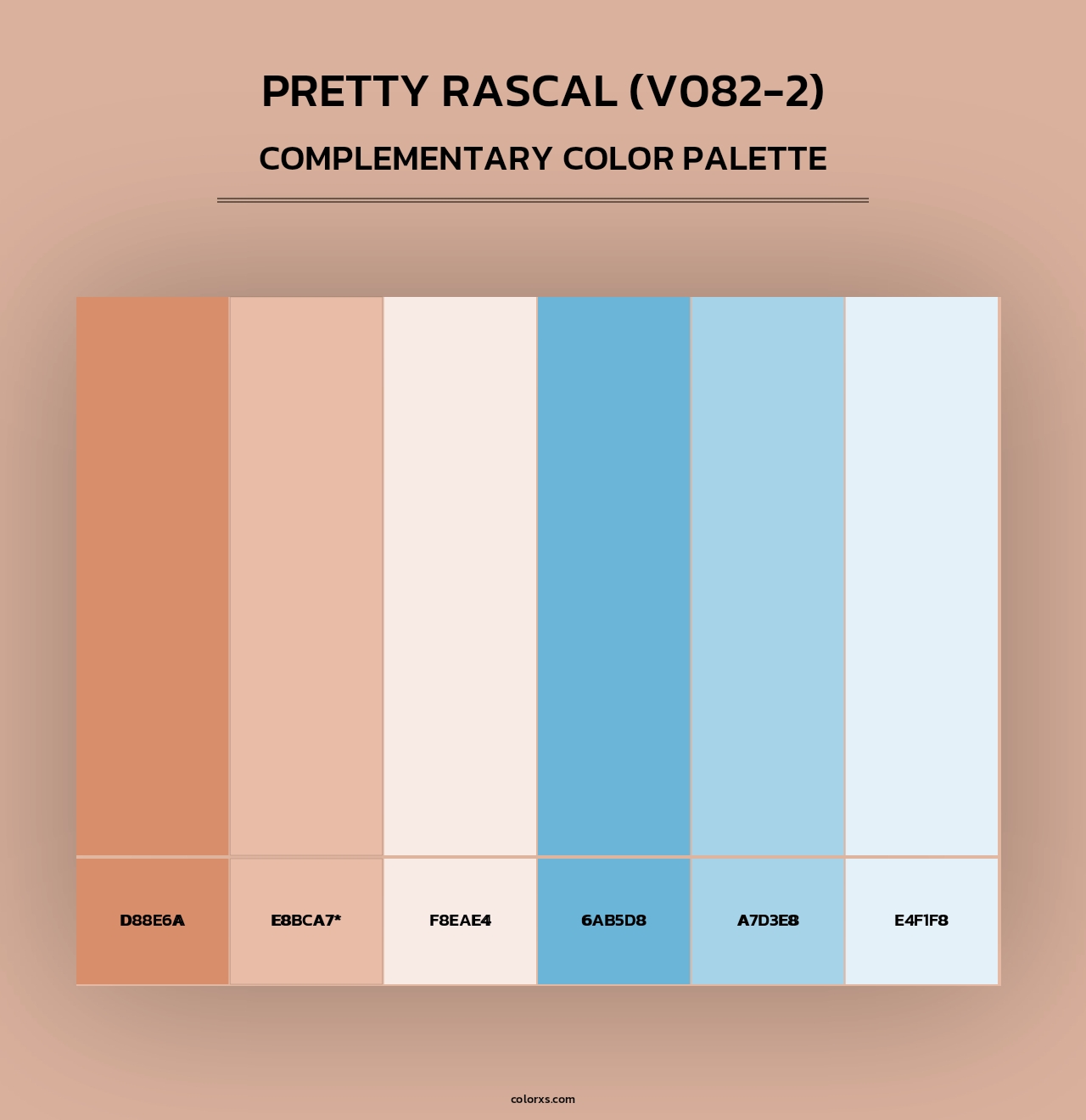 Pretty Rascal (V082-2) - Complementary Color Palette