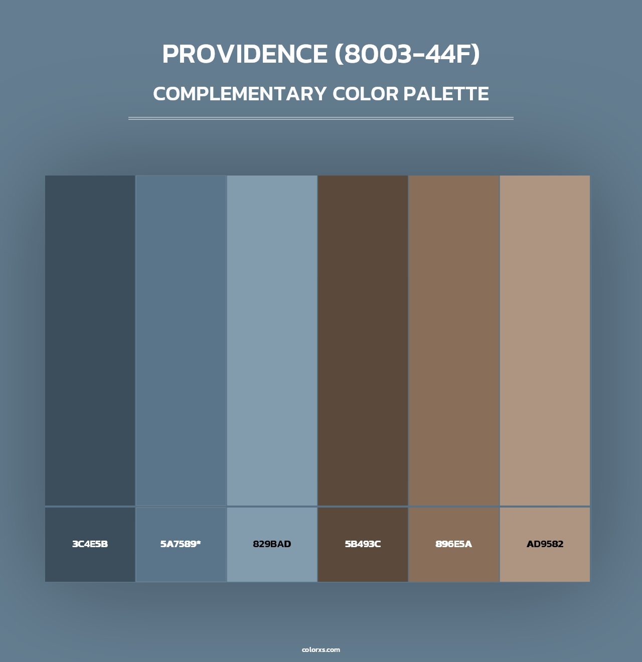Providence (8003-44F) - Complementary Color Palette