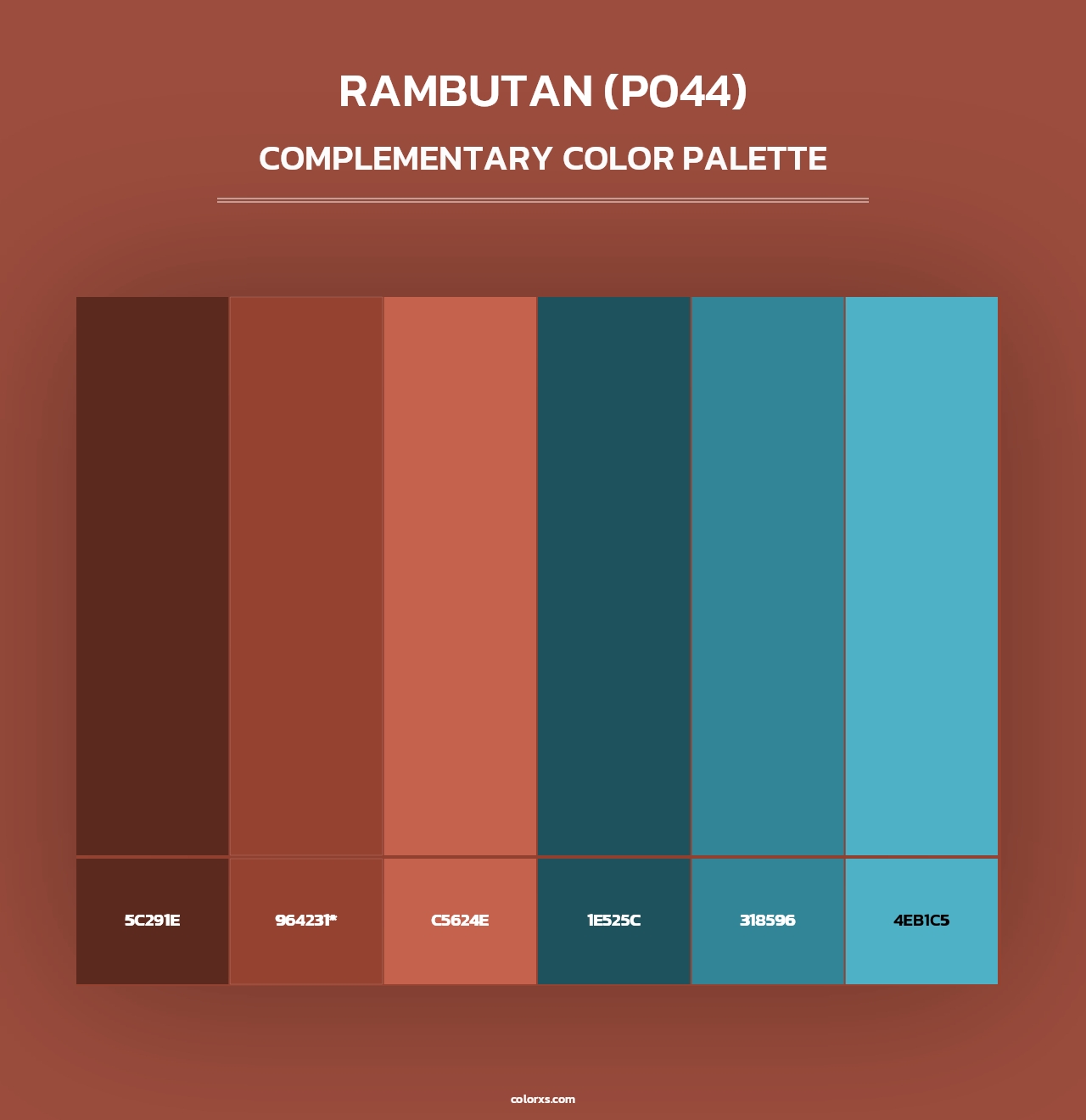 Rambutan (P044) - Complementary Color Palette