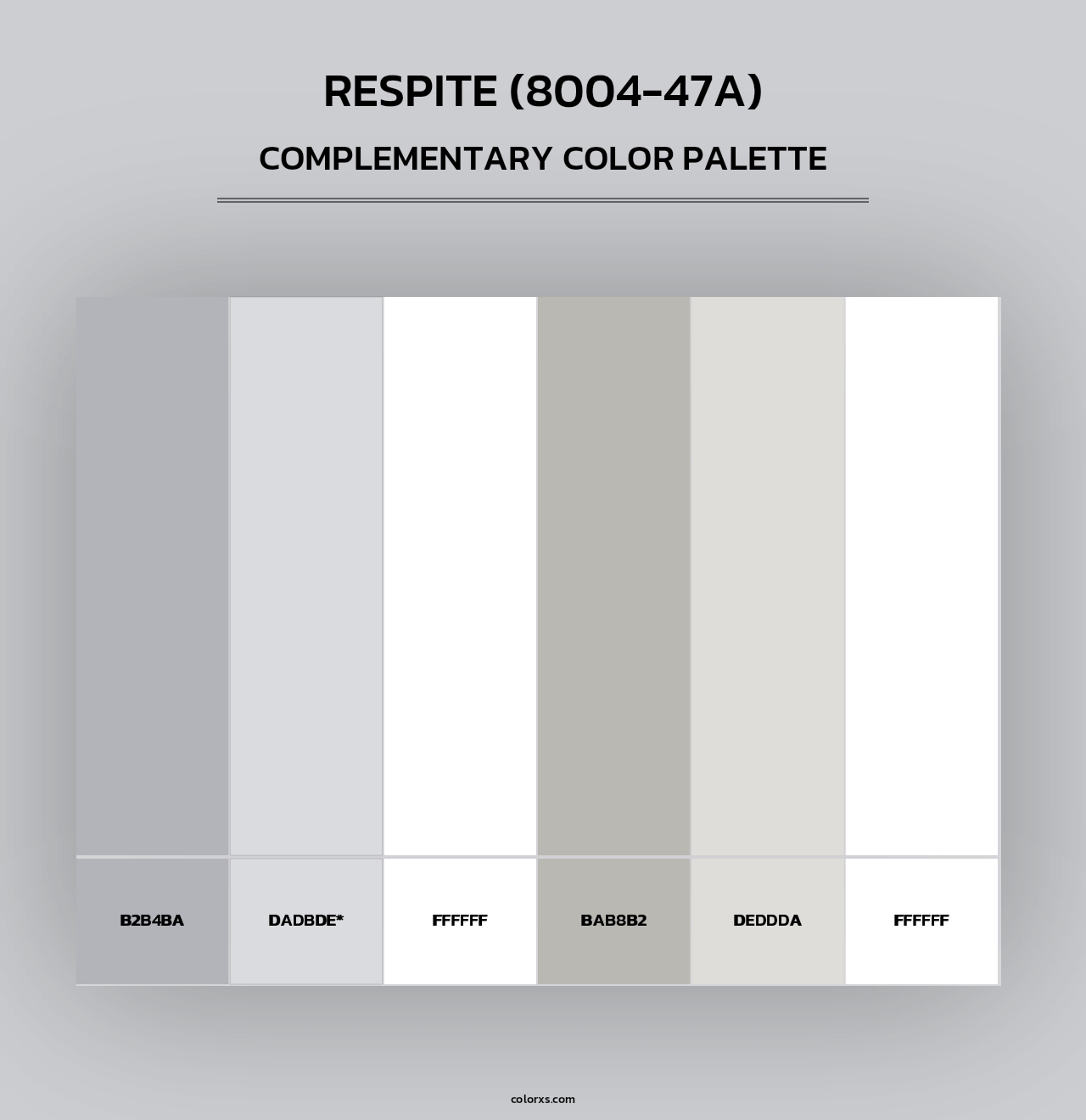 Respite (8004-47A) - Complementary Color Palette