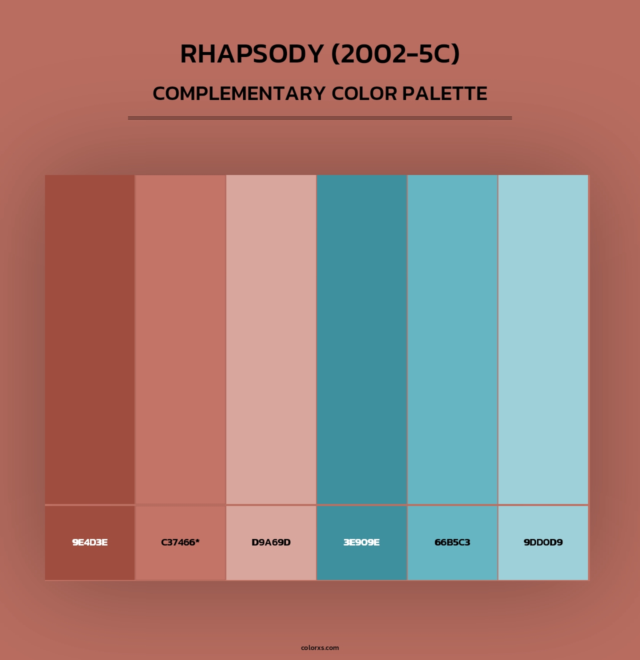 Rhapsody (2002-5C) - Complementary Color Palette