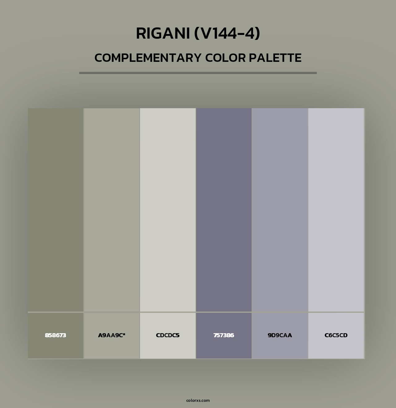 Rigani (V144-4) - Complementary Color Palette