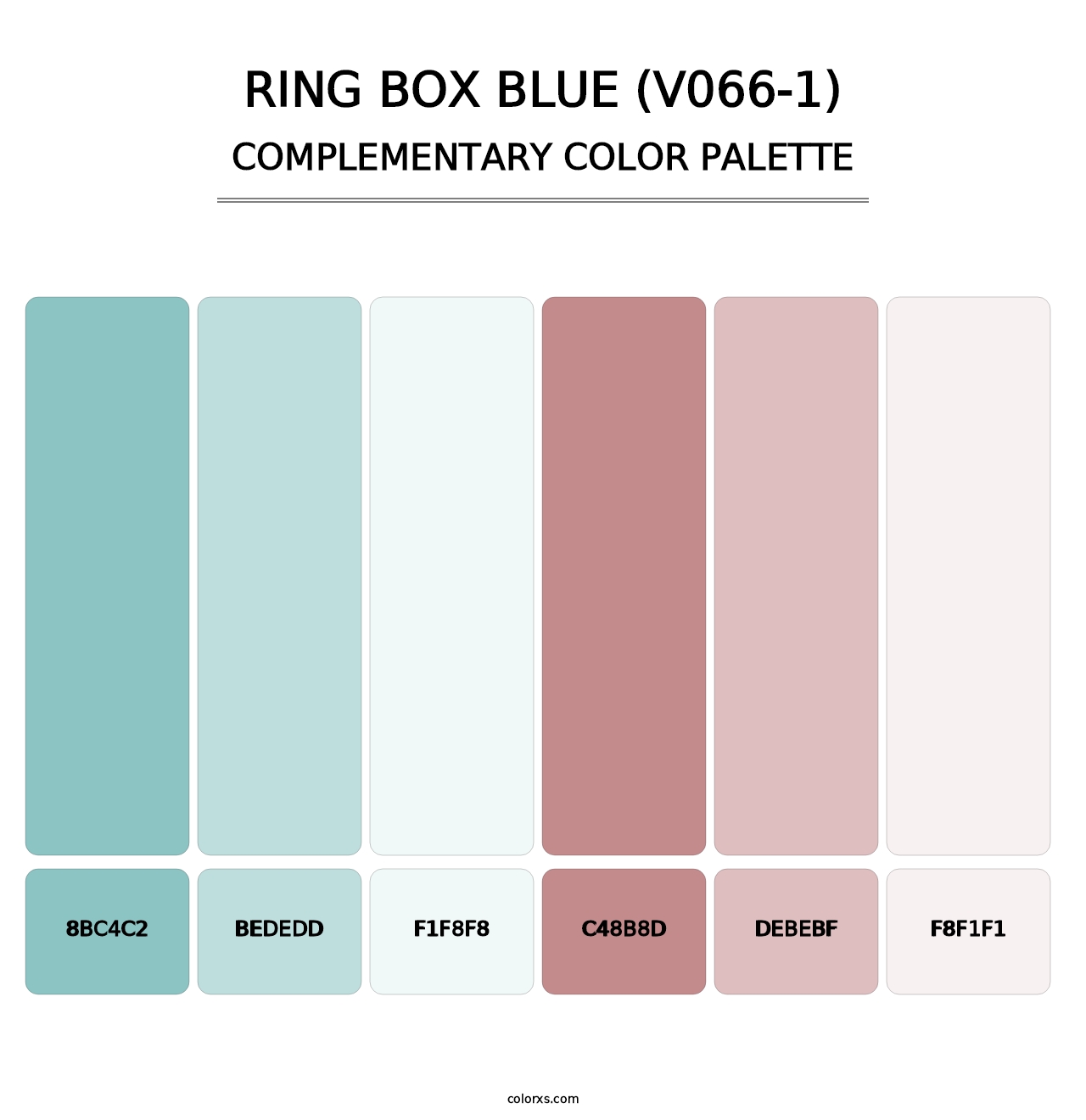 Ring Box Blue (V066-1) - Complementary Color Palette