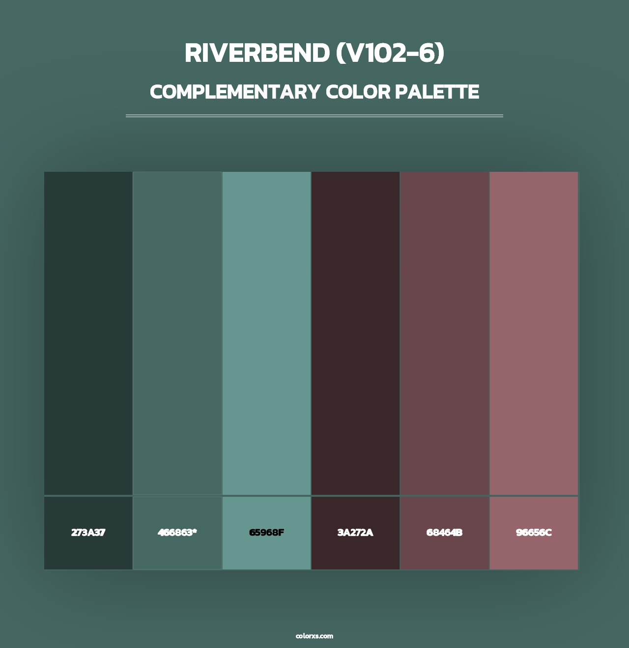 Riverbend (V102-6) - Complementary Color Palette