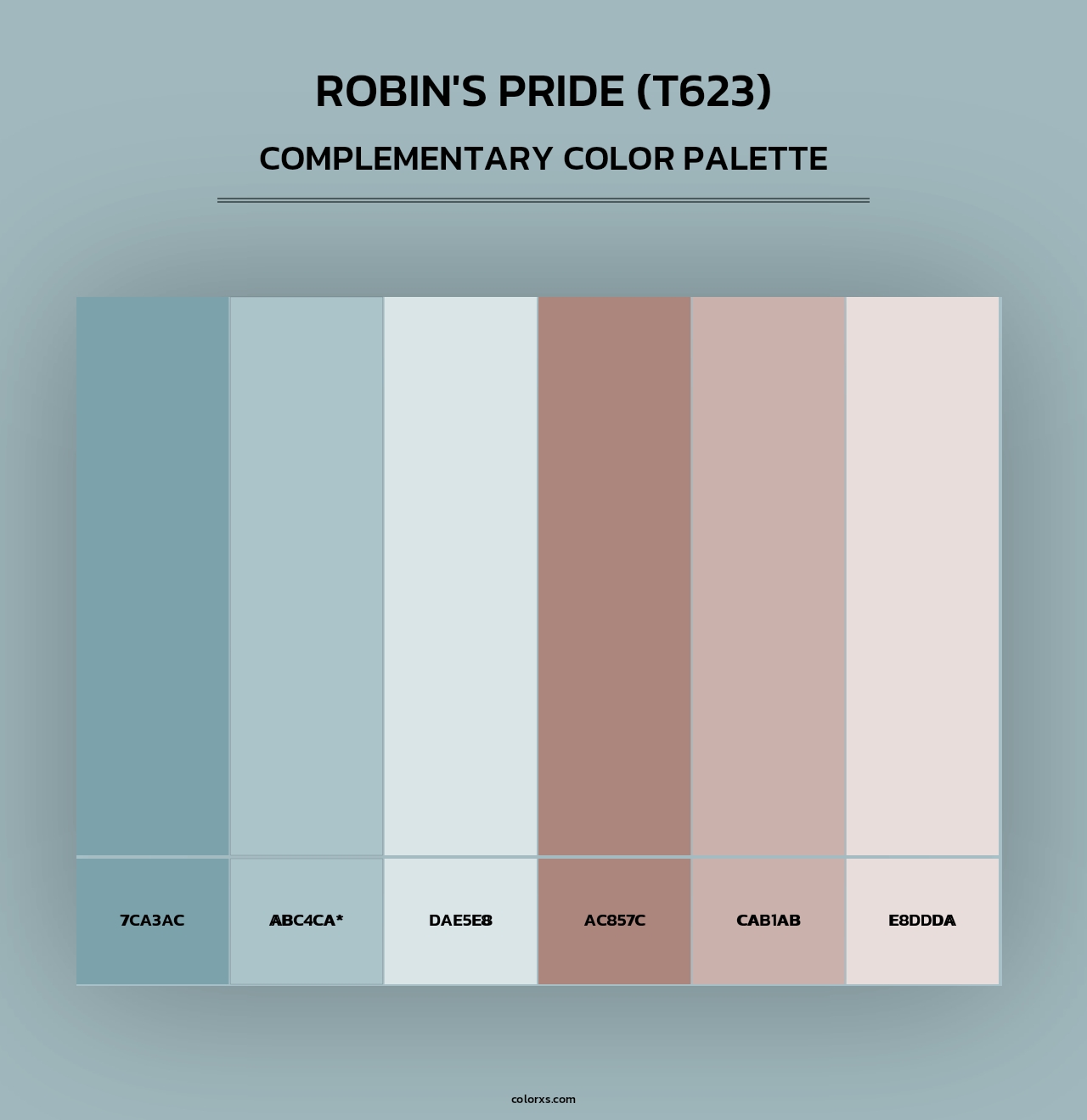 Robin's Pride (T623) - Complementary Color Palette