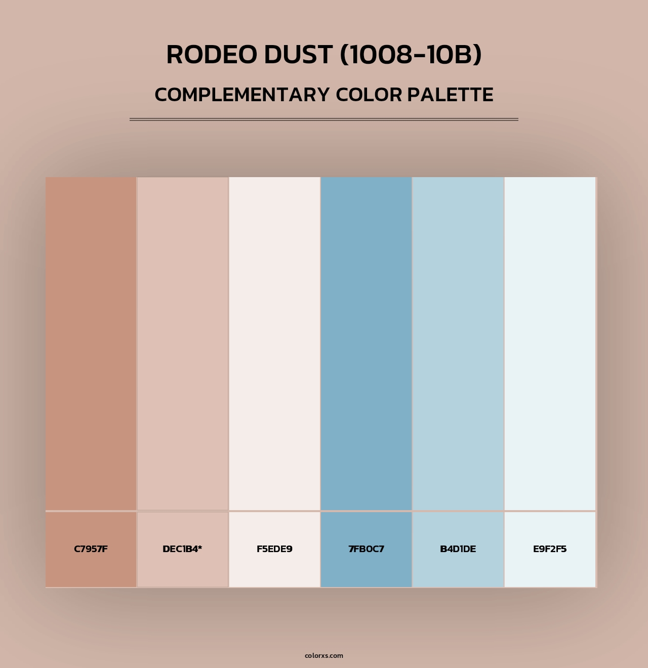 Rodeo Dust (1008-10B) - Complementary Color Palette