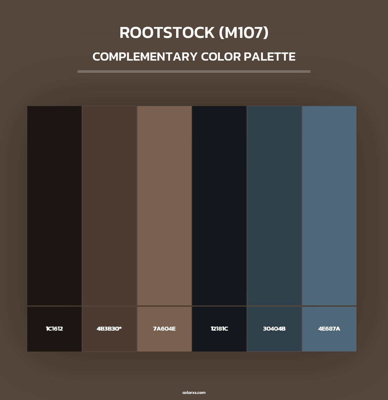 Rootstock (M107) - Complementary Color Palette