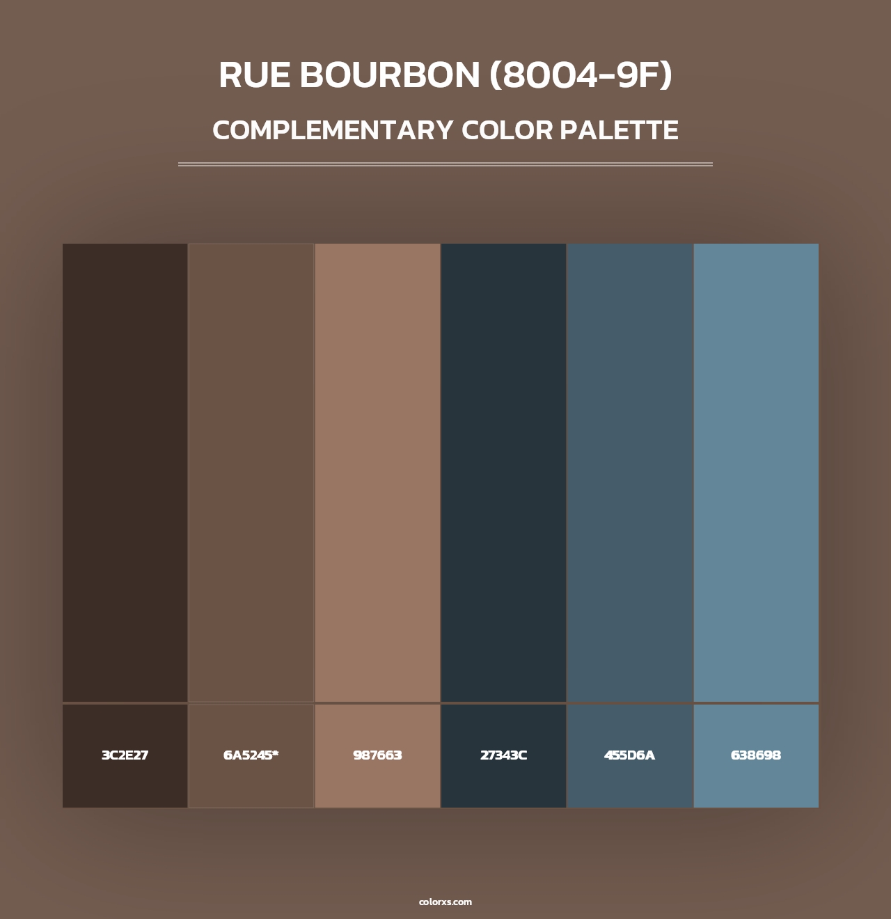 Rue Bourbon (8004-9F) - Complementary Color Palette
