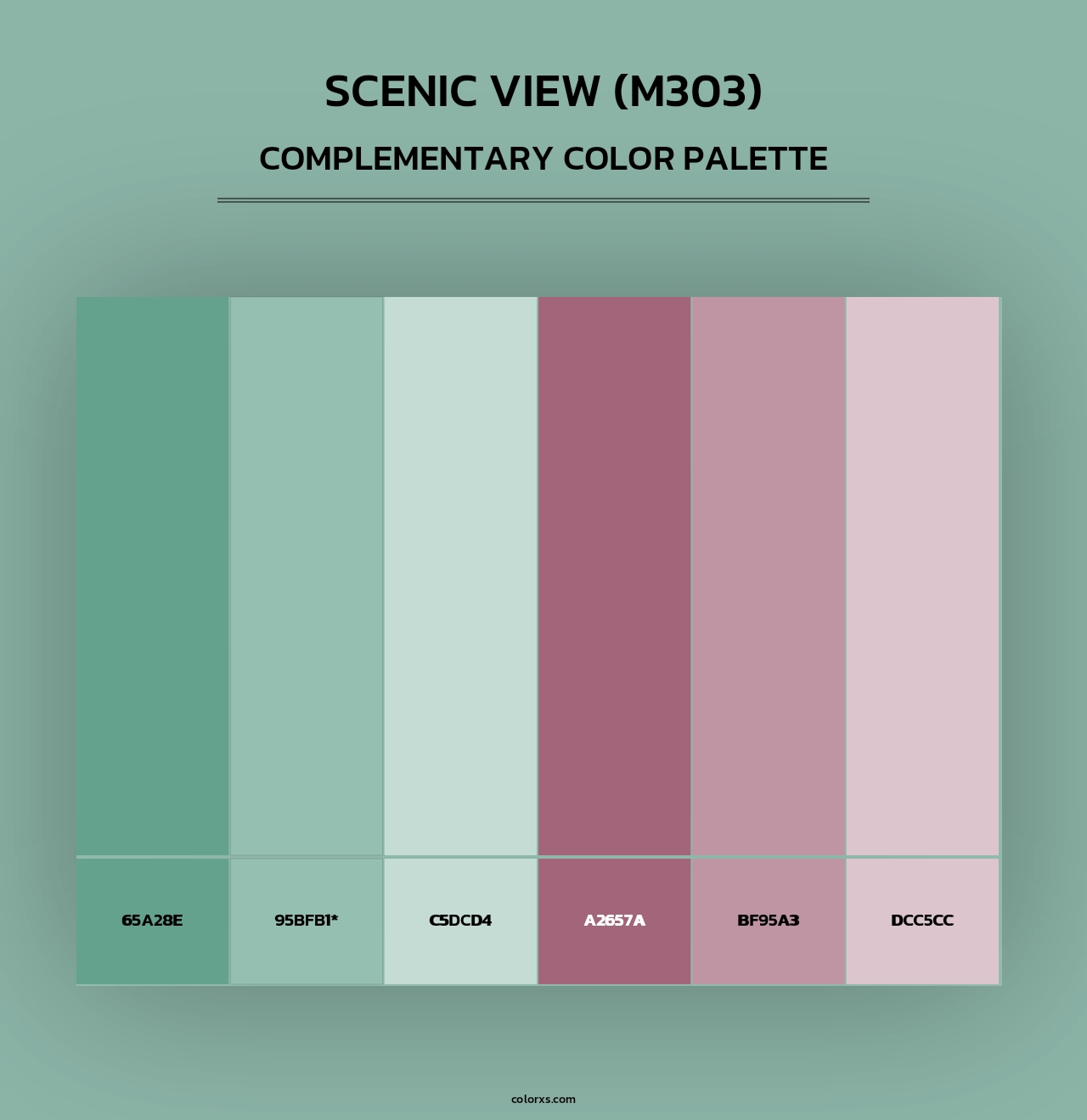 Scenic View (M303) - Complementary Color Palette
