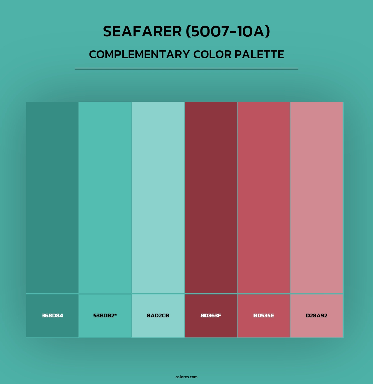 Seafarer (5007-10A) - Complementary Color Palette