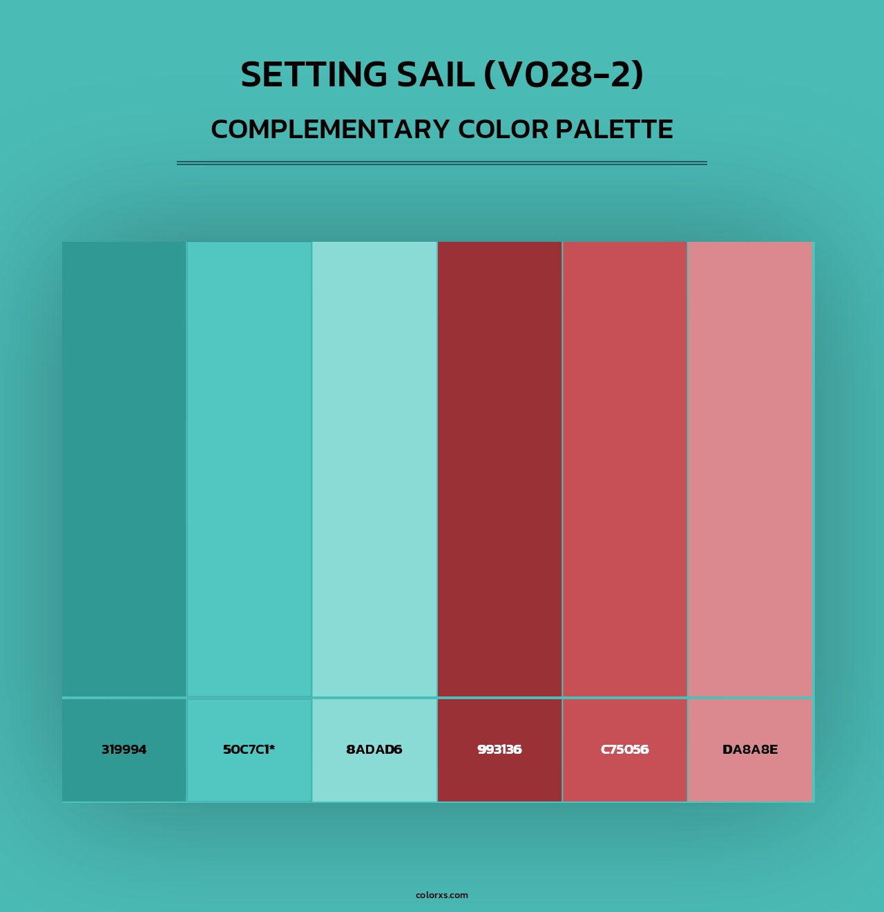Setting Sail (V028-2) - Complementary Color Palette