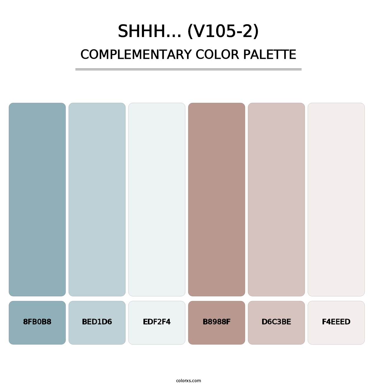 Shhh… (V105-2) - Complementary Color Palette