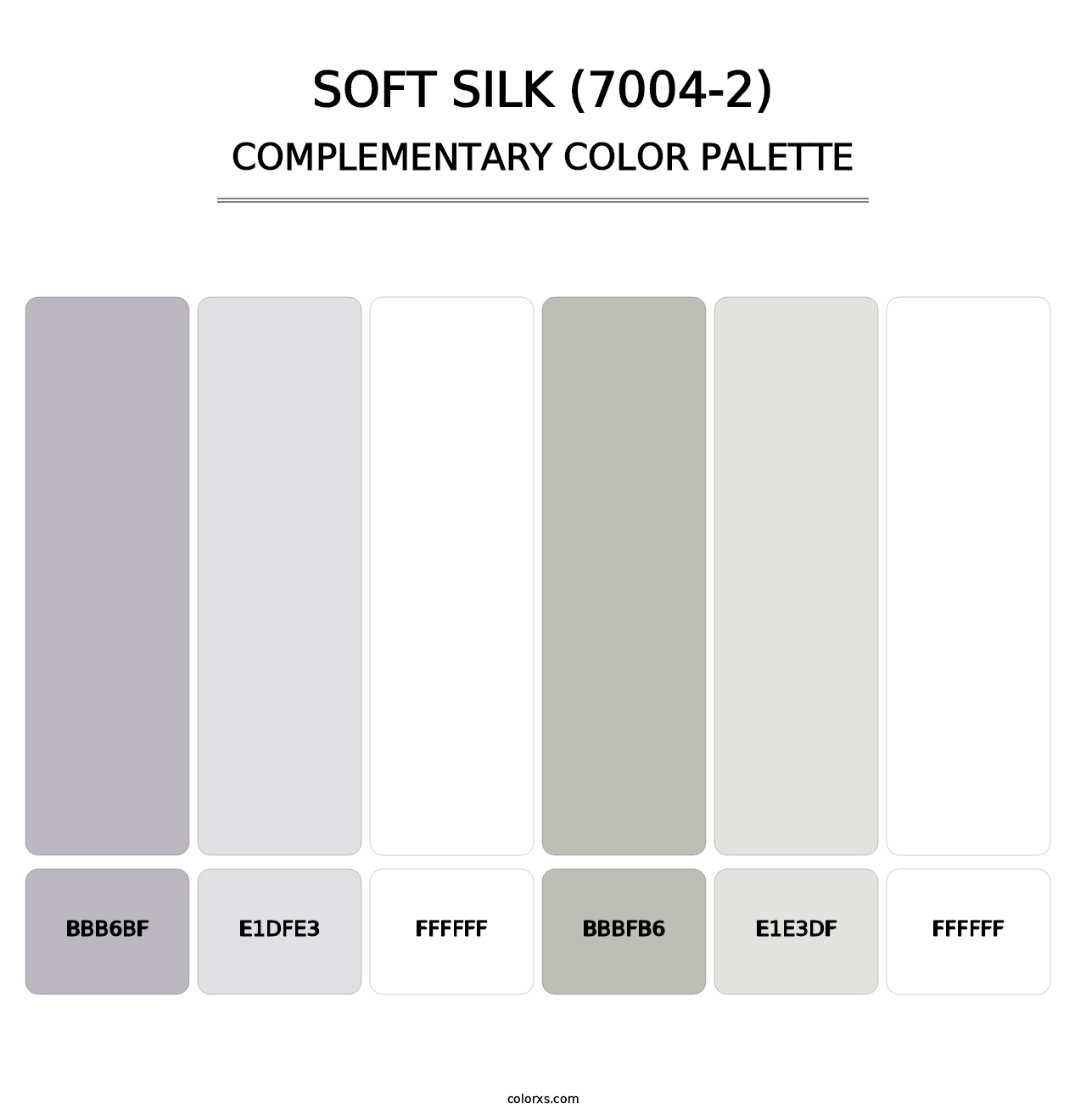 Soft Silk (7004-2) - Complementary Color Palette