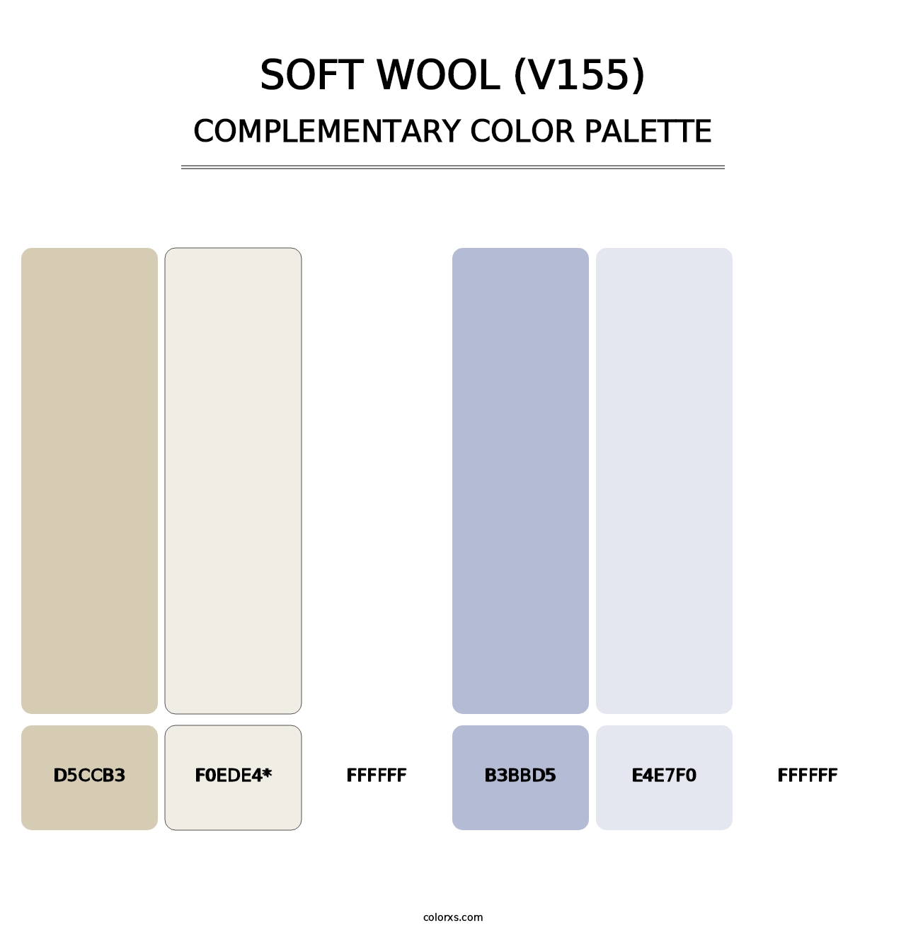 Soft Wool (V155) - Complementary Color Palette