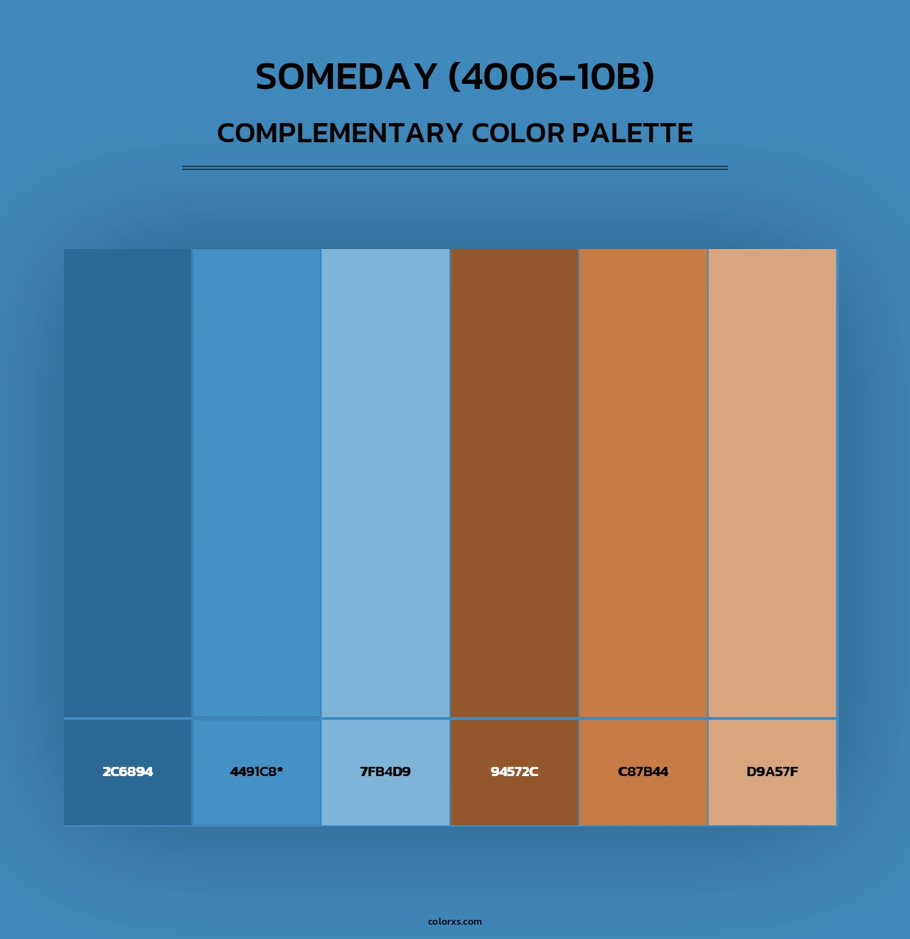 Someday (4006-10B) - Complementary Color Palette