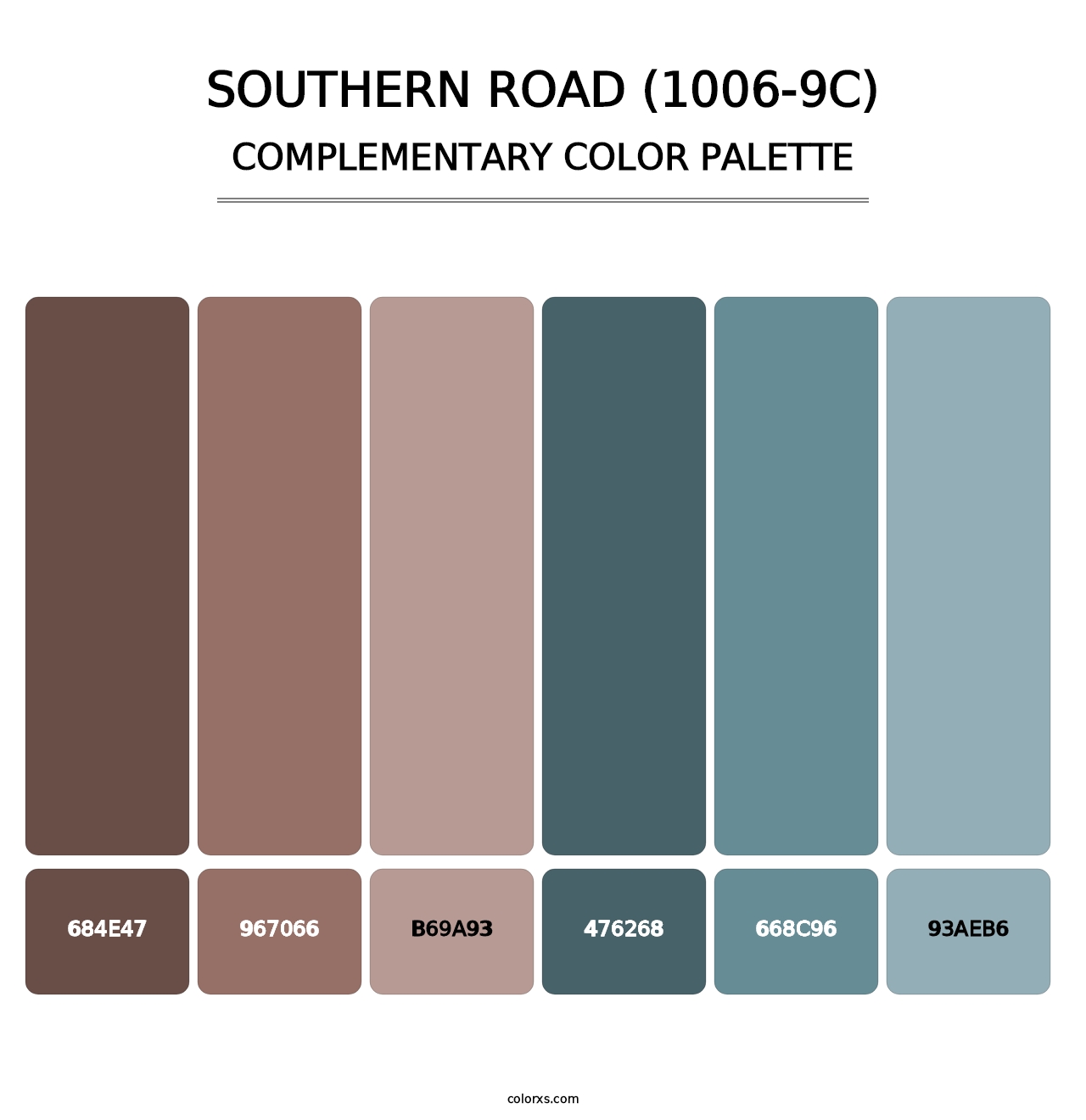 Southern Road (1006-9C) - Complementary Color Palette