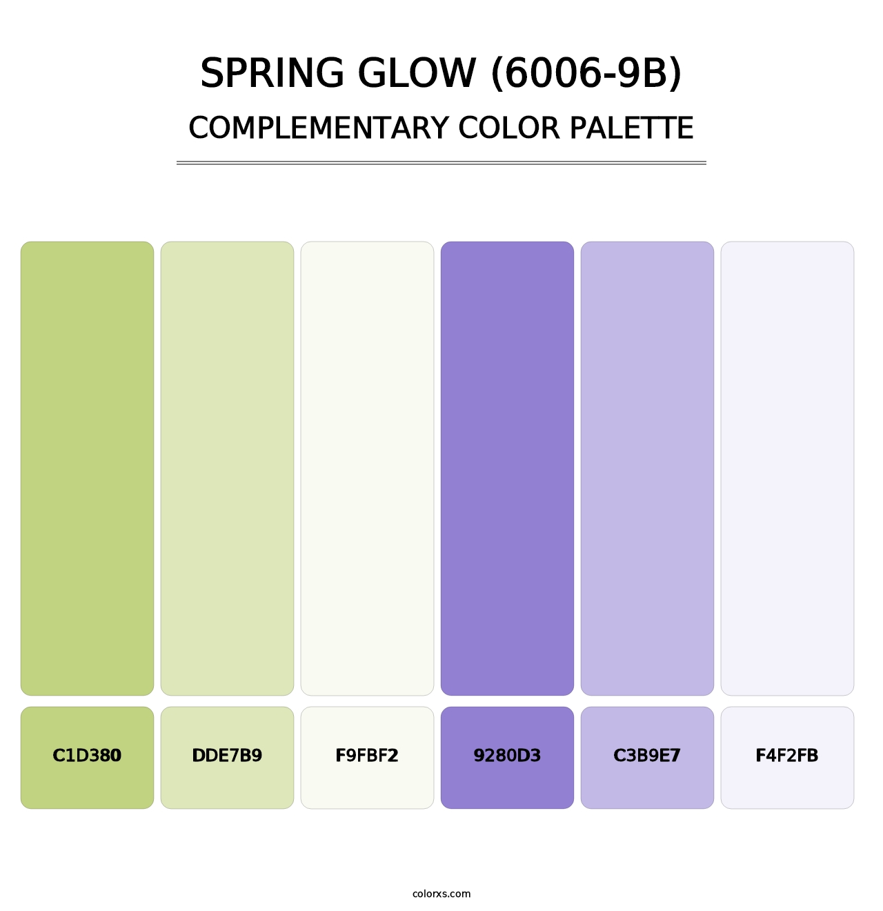 Spring Glow (6006-9B) - Complementary Color Palette