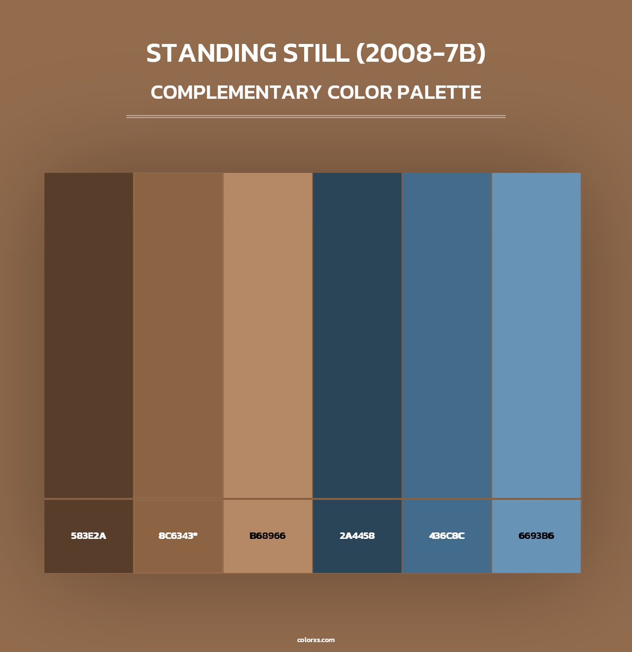 Standing Still (2008-7B) - Complementary Color Palette