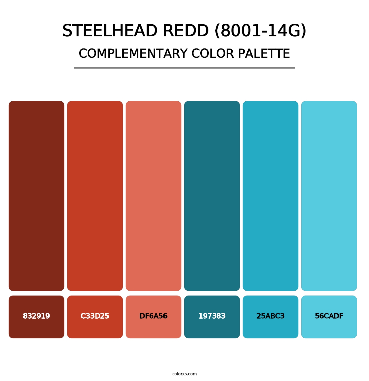 Steelhead Redd (8001-14G) - Complementary Color Palette