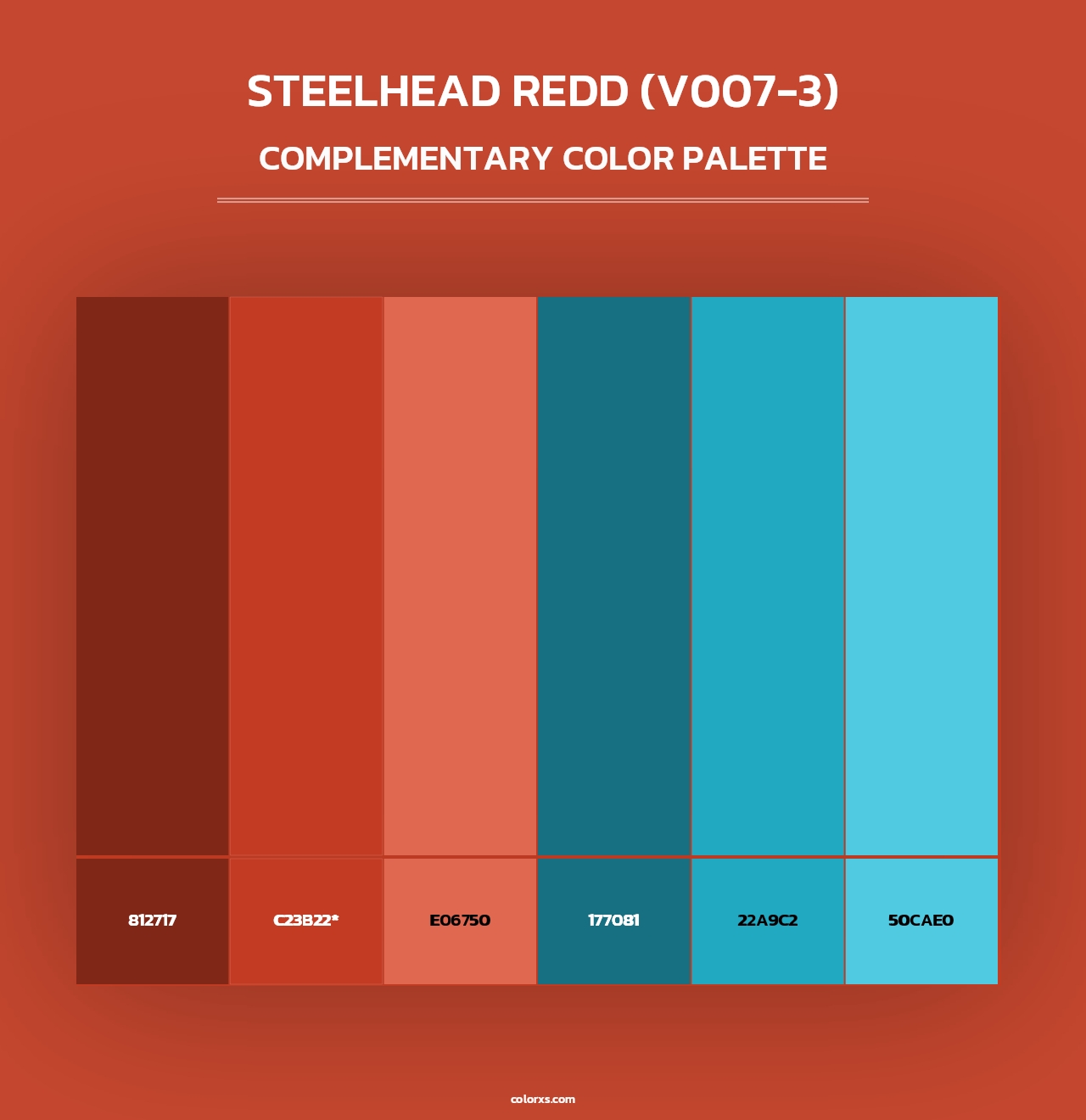 Steelhead Redd (V007-3) - Complementary Color Palette