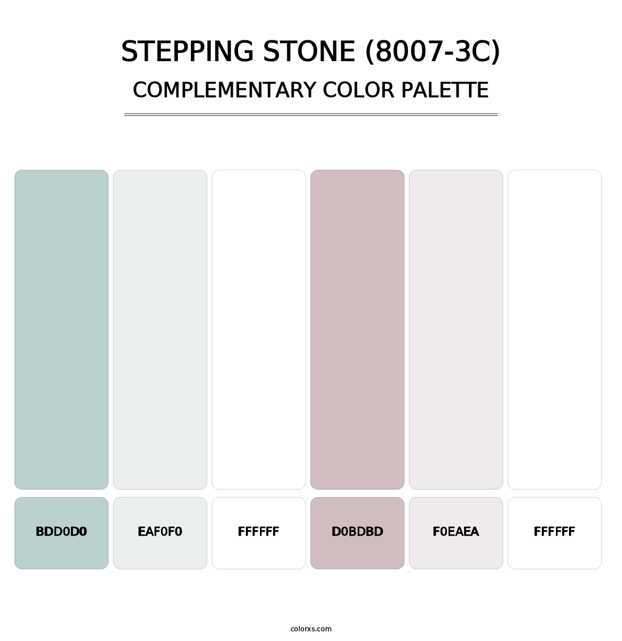 Stepping Stone (8007-3C) - Complementary Color Palette