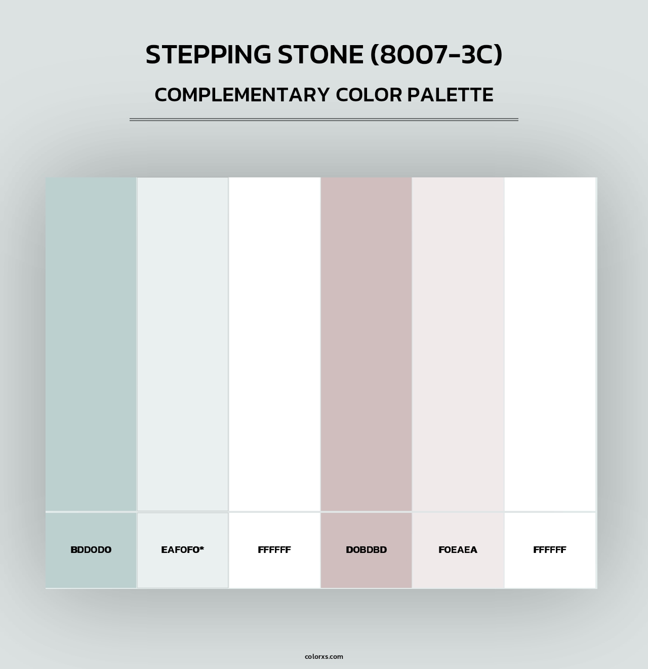 Stepping Stone (8007-3C) - Complementary Color Palette