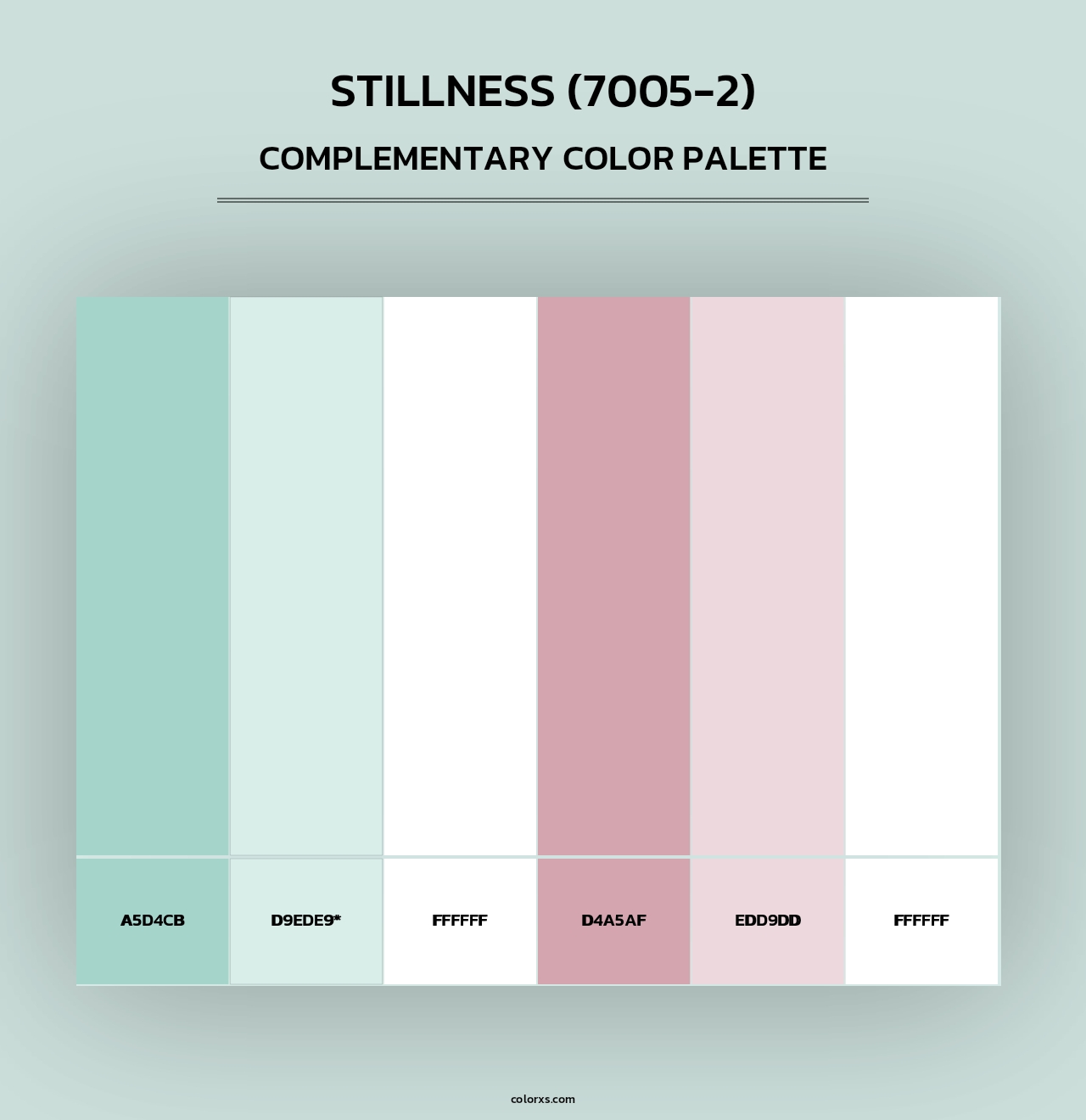 Stillness (7005-2) - Complementary Color Palette