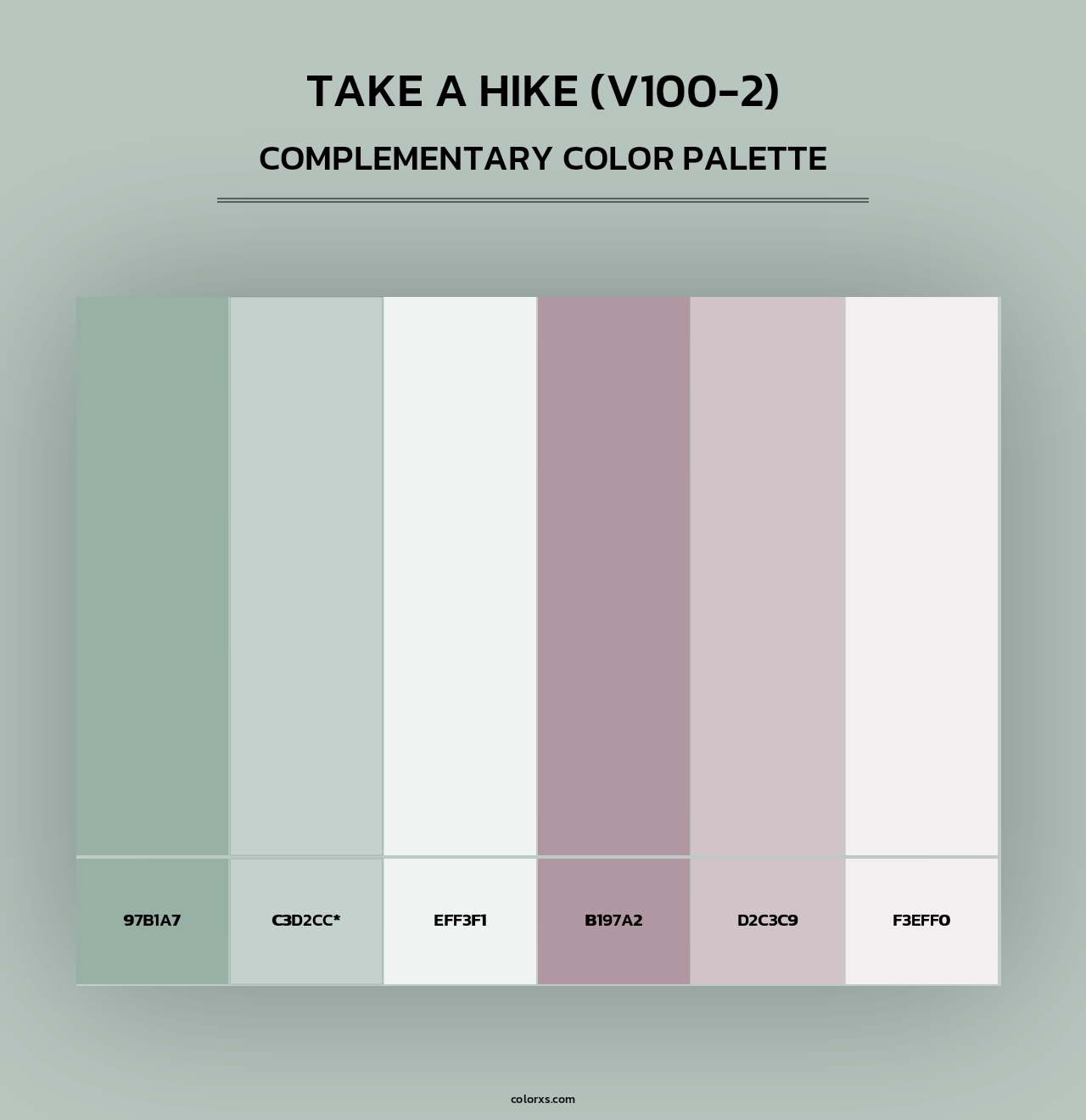 Take a Hike (V100-2) - Complementary Color Palette