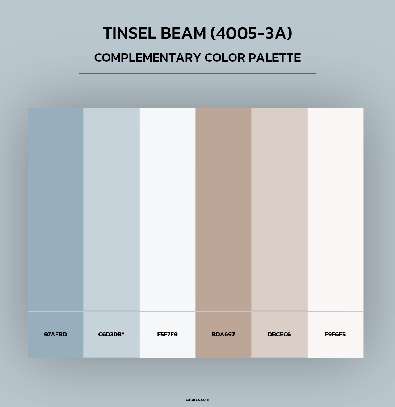 Tinsel Beam (4005-3A) - Complementary Color Palette