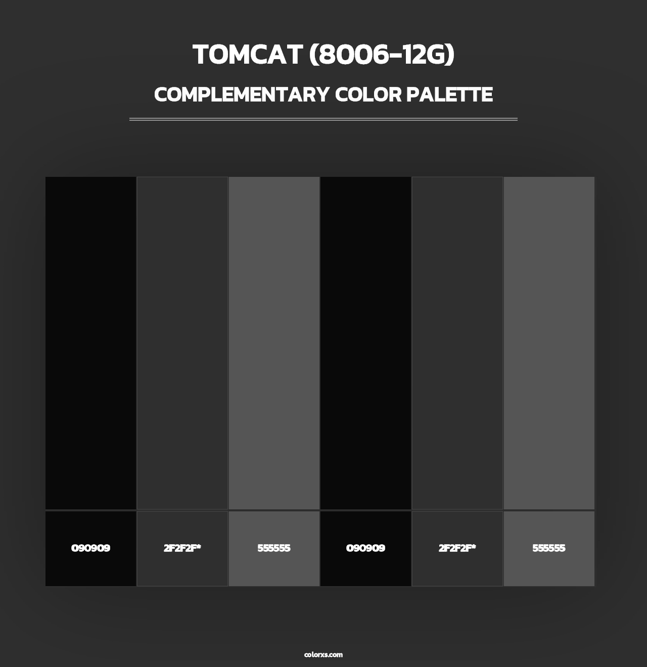 Tomcat (8006-12G) - Complementary Color Palette