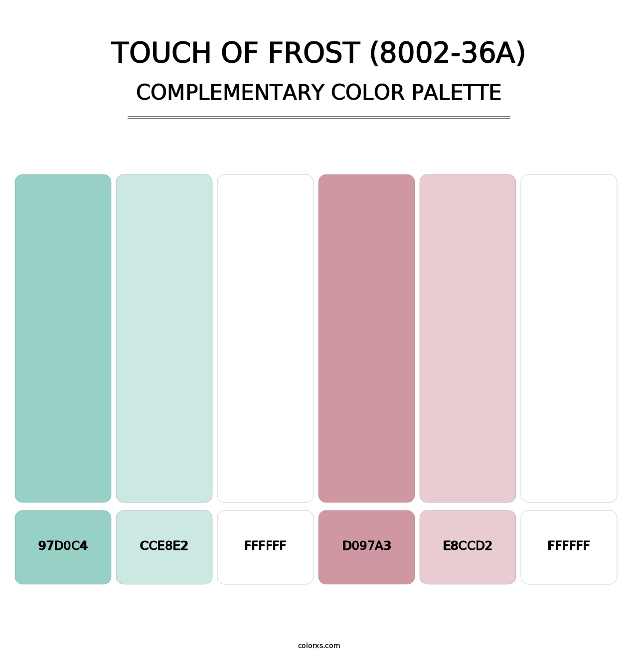 Touch of Frost (8002-36A) - Complementary Color Palette