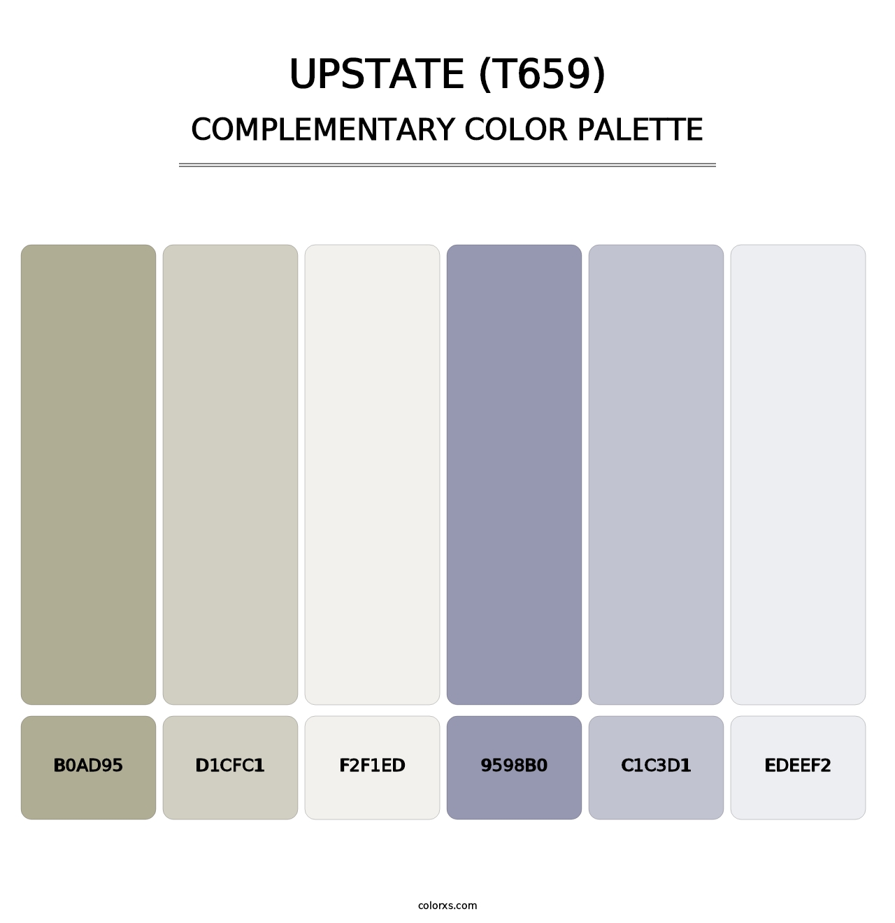 Upstate (T659) - Complementary Color Palette