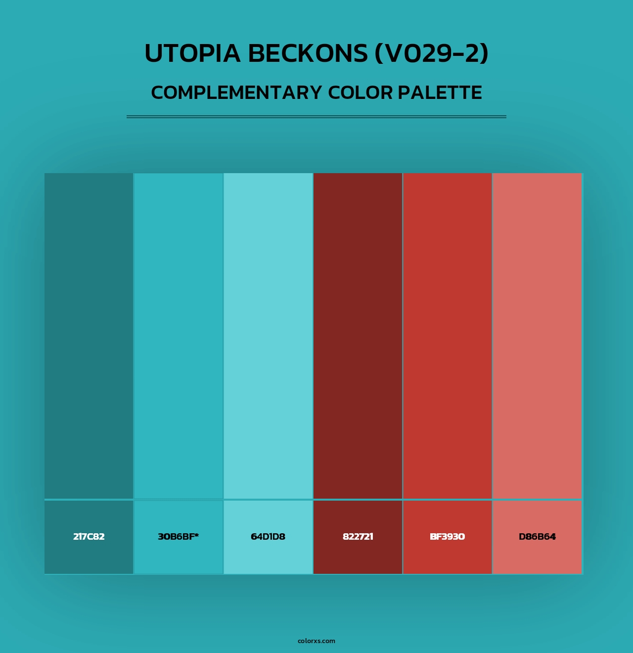 Utopia Beckons (V029-2) - Complementary Color Palette