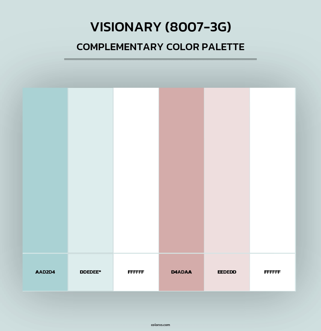 Visionary (8007-3G) - Complementary Color Palette
